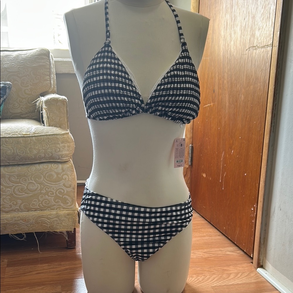 Ardene Black and White Bikini Classic Swimwear